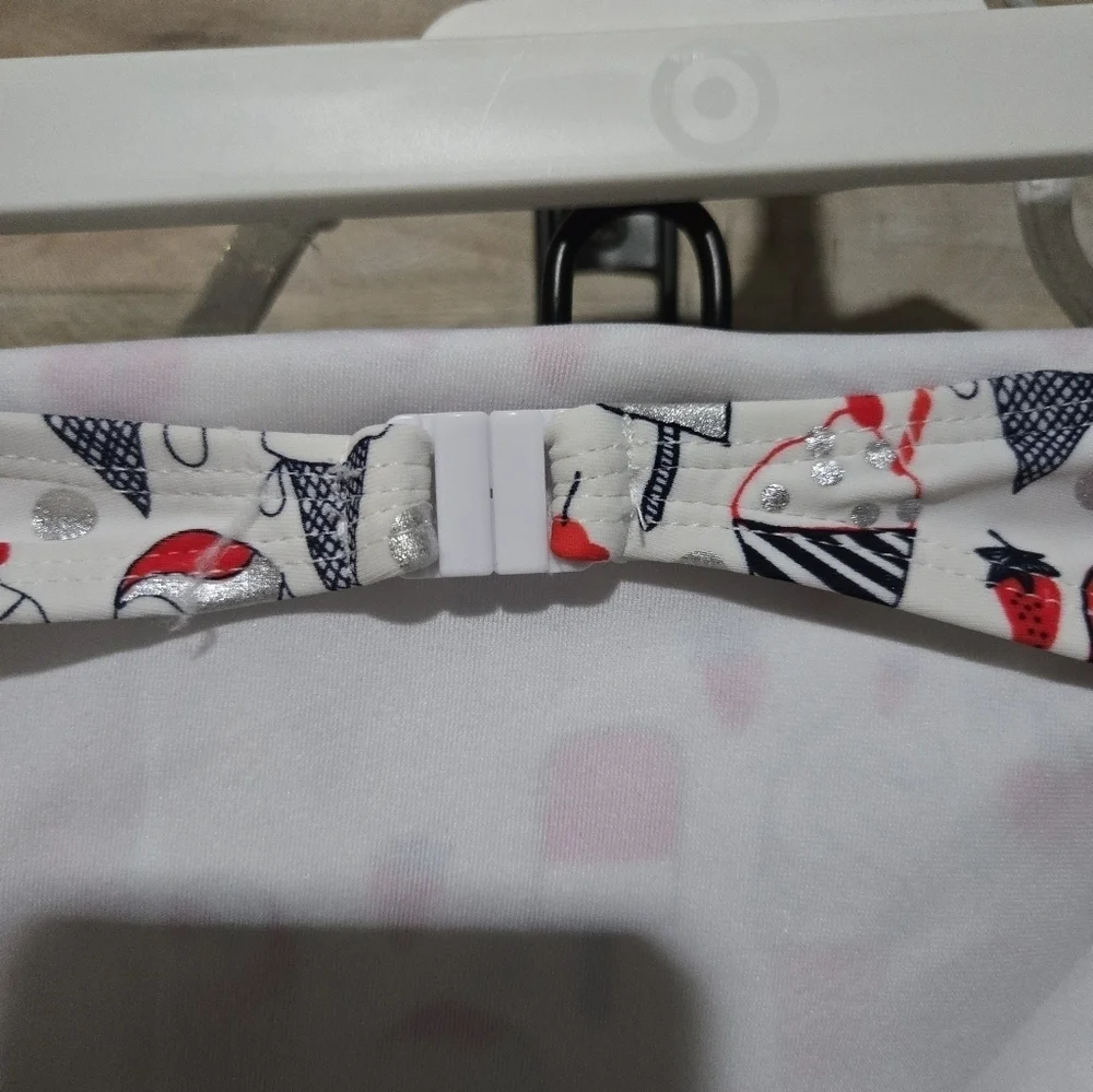 Tommy Bahama Girls Swimsuit 3T Red White